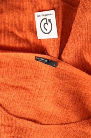 Damenpullover Orfeo Paris, Größe M, Farbe Orange, Preis € 12,49