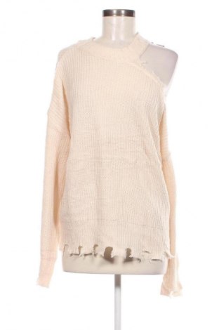 Damenpullover Peach, Größe M, Farbe Ecru, Preis 28,99 €