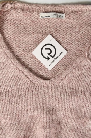 Damski sweter Pull&Bear, Rozmiar L, Kolor Popielaty róż, Cena 47,99 zł