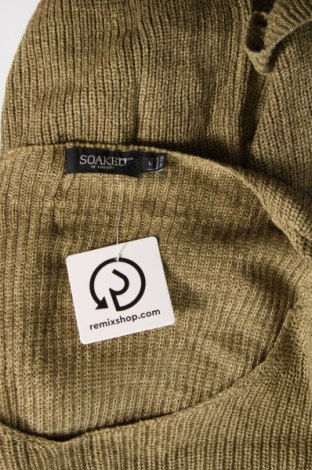 Damski sweter Soaked In Luxury, Rozmiar L, Kolor Zielony, Cena 109,99 zł