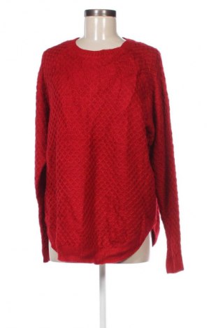 Damski sweter St John's Bay, Rozmiar XL, Kolor Czerwony, Cena 46,99 zł