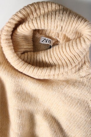 Damski sweter Zara, Rozmiar S, Kolor Beżowy, Cena 43,99 zł