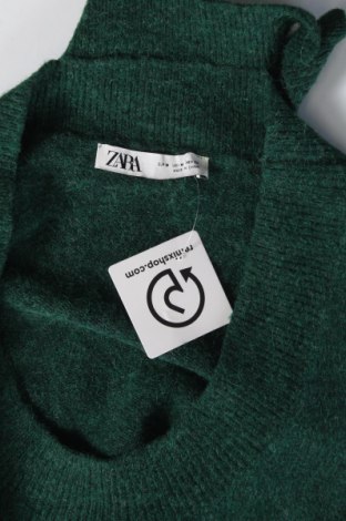 Pulover de femei Zara, Mărime M, Culoare Verde, Preț 88,99 Lei