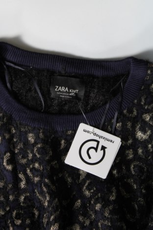 Дамски пуловер Zara, Размер M, Цвят Многоцветен, Цена 13,99 лв.