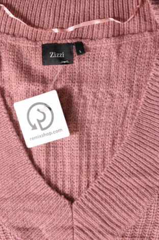 Damenpullover Zizzi, Größe L, Farbe Aschrosa, Preis 17,49 €