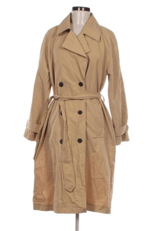 Trench de femei Bershka, Mărime S, Culoare Bej, Preț 122,99 Lei