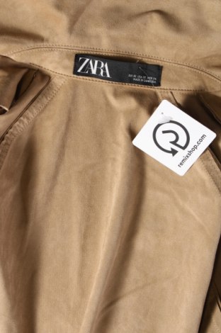 Дамски шлифер Zara, Размер XS, Цвят Бежов, Цена 24,99 лв.