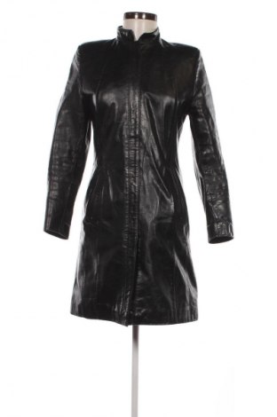 Damen Ledermantel, Größe M, Farbe Schwarz, Preis € 73,99