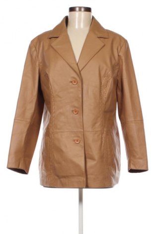 Damen Lederjacke, Größe L, Farbe Beige, Preis € 67,99