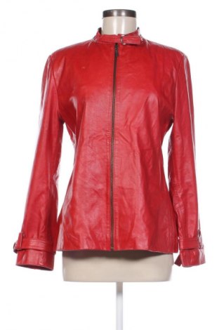 Damen Lederjacke, Größe M, Farbe Rot, Preis € 34,49