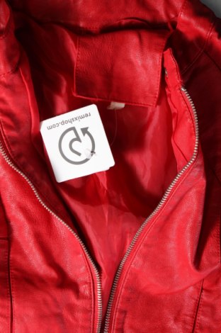 Damen Lederjacke, Größe L, Farbe Rot, Preis € 18,99