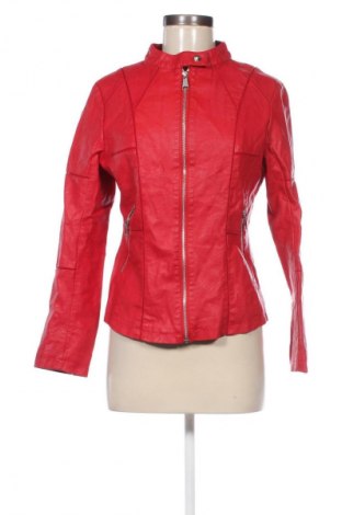 Damen Lederjacke, Größe L, Farbe Rot, Preis € 18,99