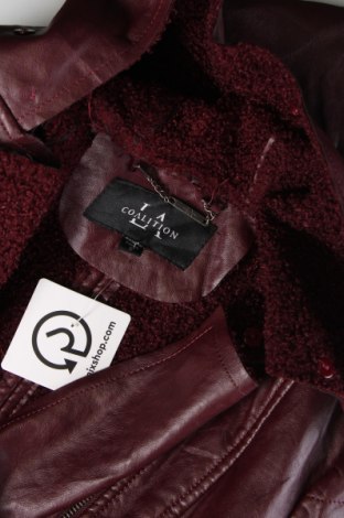 Damen Lederjacke, Größe S, Farbe Rot, Preis € 40,99