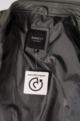 Γυναικείο δερμάτινο μπουφάν Barneys Originals, Μέγεθος M, Χρώμα Γκρί, Τιμή 61,99 €