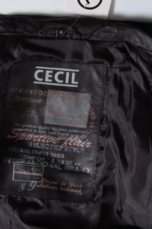 Geacă de piele pentru femei Cecil, Mărime XL, Culoare Negru, Preț 380,99 Lei