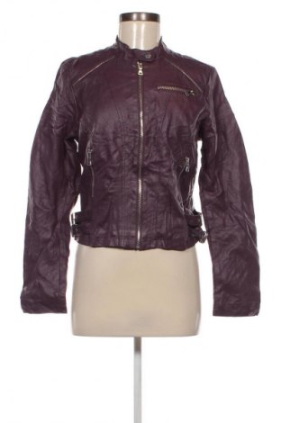 Damen Lederjacke Charlotte Russe, Größe L, Farbe Lila, Preis 16,99 €