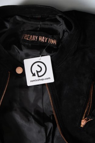 Geacă de piele pentru femei Freaky Nation, Mărime M, Culoare Negru, Preț 654,99 Lei