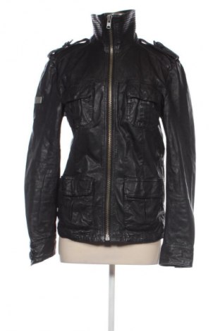 Geacă de piele pentru femei Superdry, Mărime S, Culoare Negru, Preț 481,99 Lei