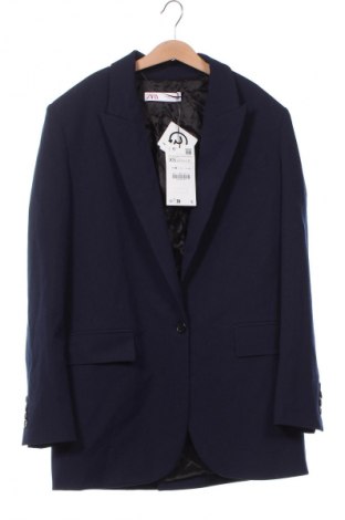 Damen Blazer Zara, Größe XS, Farbe Blau, Preis € 42,49