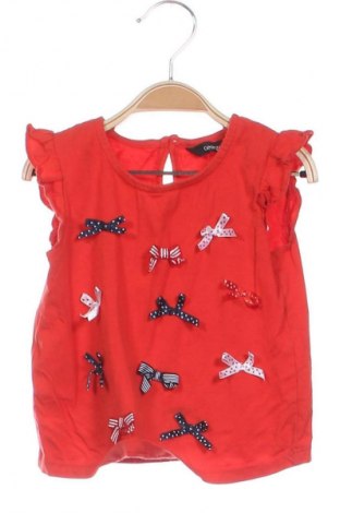 Kinder Shirt George, Größe 1-2m/ 50-56 cm, Farbe Rot, Preis 5,56 €