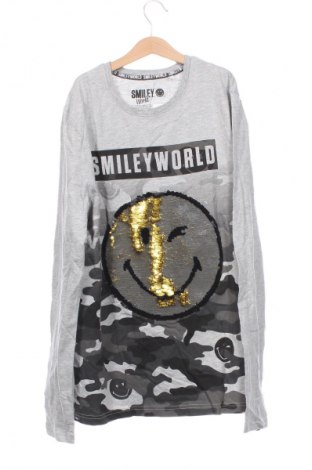 Kinder Shirt Smiley World, Größe 15-18y/ 170-176 cm, Farbe Grau, Preis € 4,49