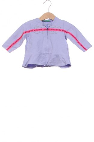 Kinder Shirt United Colors Of Benetton, Größe 2-3m/ 56-62 cm, Farbe Lila, Preis 7,99 €