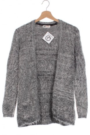 Kinder Strickjacke H&M, Größe 12-13y/ 158-164 cm, Farbe Grau, Preis 6,99 €