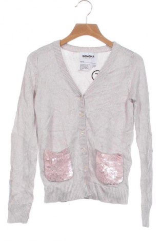 Kinder Strickjacke Sonoma, Größe 7-8y/ 128-134 cm, Farbe Grau, Preis € 11,99