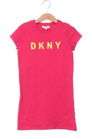 Детска рокля DKNY, Размер 6-7y/ 122-128 см, Цвят Розов, Цена 25,99 лв.