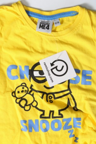 Tricou pentru copii Despicable Me, Mărime 18-24m/ 86-98 cm, Culoare Galben, Preț 21,99 Lei