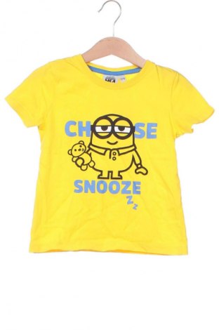 Tricou pentru copii Despicable Me, Mărime 18-24m/ 86-98 cm, Culoare Galben, Preț 21,99 Lei