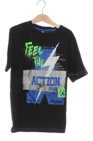 Dziecięcy T-shirt Trigema, Rozmiar 10-11y/ 146-152 cm, Kolor Czarny, Cena 26,99 zł