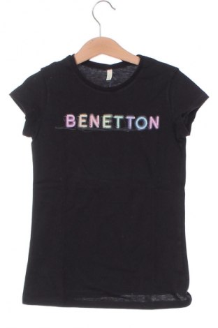 Kinder T-Shirt United Colors Of Benetton, Größe 7-8y/ 128-134 cm, Farbe Schwarz, Preis 4,99 €