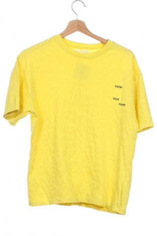 Dziecięcy T-shirt Zara, Rozmiar 12-13y/ 158-164 cm, Kolor Żółty, Cena 22,99 zł