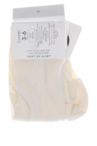 Kinder Socken George, Größe 3-6m/ 62-68 cm, Farbe Ecru, Preis € 7,99