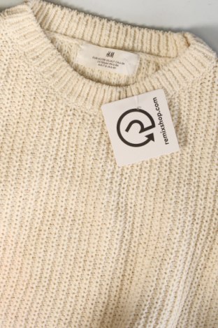 Dziecięcy sweter H&M, Rozmiar 6-7y/ 122-128 cm, Kolor ecru, Cena 38,99 zł