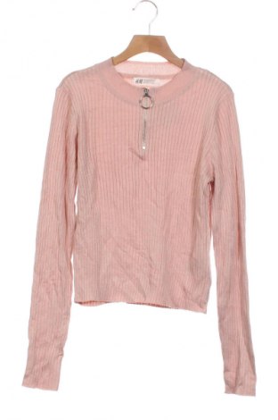 Kinderpullover H&M, Größe 12-13y/ 158-164 cm, Farbe Rosa, Preis 6,49 €