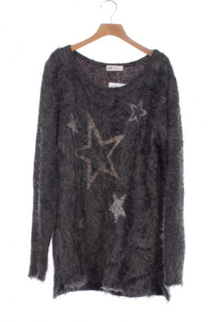 Dziecięcy sweter H&M, Rozmiar 14-15y/ 168-170 cm, Kolor Szary, Cena 21,99 zł