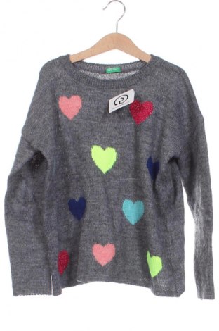 Pulover pentru copii United Colors Of Benetton, Mărime 8-9y/ 134-140 cm, Culoare Gri, Preț 39,99 Lei