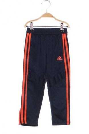 Kinder Sporthose Adidas, Größe 3-4y/ 104-110 cm, Farbe Blau, Preis 10,99 €