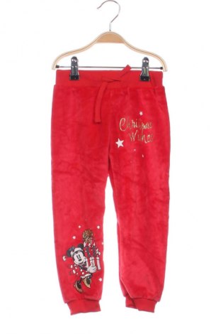 Pantaloni de trening, pentru copii Disney, Mărime 18-24m/ 86-98 cm, Culoare Roșu, Preț 59,99 Lei