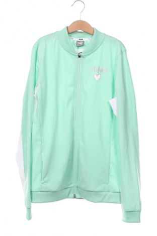 Dziecięca sportowa bluza PUMA, Rozmiar 12-13y/ 158-164 cm, Kolor Zielony, Cena 56,99 zł