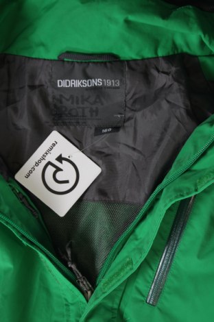 Kinderjacke Didriksons, Größe 12-13y/ 158-164 cm, Farbe Grün, Preis € 24,49