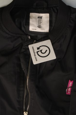 Kinderjacke H&M, Größe 14-15y/ 168-170 cm, Farbe Schwarz, Preis 18,99 €