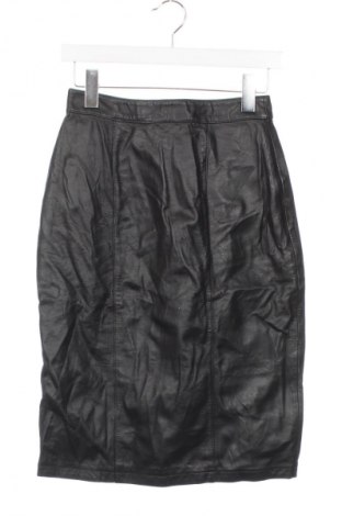 Fustă de piele, Mărime XXS, Culoare Negru, Preț 95,99 Lei