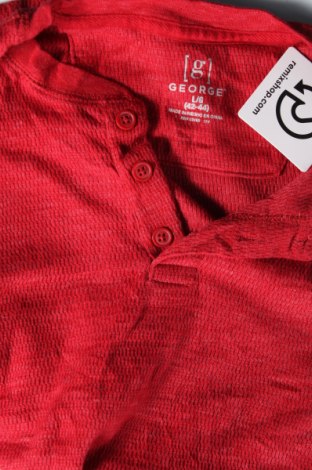 Herren Shirt George, Größe L, Farbe Rot, Preis € 6,99