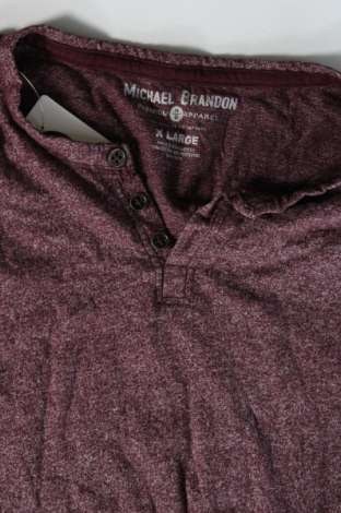 Herren Shirt Michael Brandon, Größe XL, Farbe Rot, Preis 6,49 €