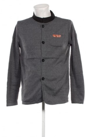 Herren Strickjacke, Größe L, Farbe Grau, Preis 27,49 €