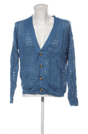 Herren Strickjacke Boohoo, Größe L, Farbe Blau, Preis € 27,49