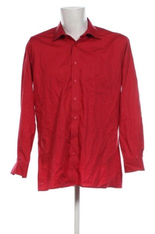 Herrenhemd Jean Carriere, Größe XL, Farbe Rot, Preis 10,49 €